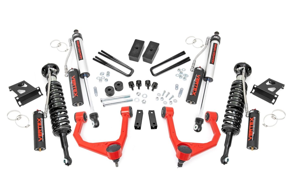 Toyota Tundra Suspension Lift Kit - Front + Rear - Rough Country - 3.5 Inch Lift Kit | Vertex - '07-'21